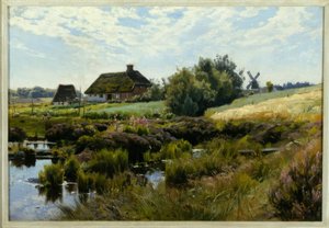 田舎の夏の日 作： Peder Monsted