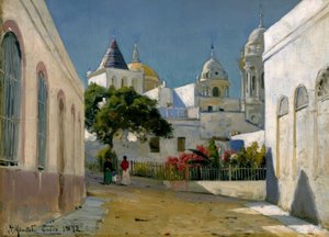 カディスの街並み 作： Peder Monsted