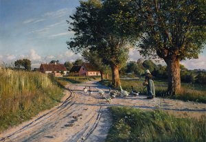 帰宅途中 作： Peder Monsted