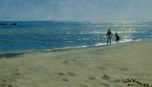 海の上の太陽のきらめき、スカーゲン
