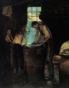 イタリアの村の嫌いな人 作： Peder Severin Krøyer