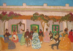 クレオールダンス、1926 作： Pedro Figari