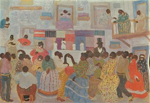 ハイチのダンサー 作： Pedro Figari
