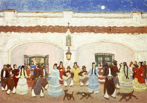 パティオで踊る;パティオで踊る 作： Pedro Figari