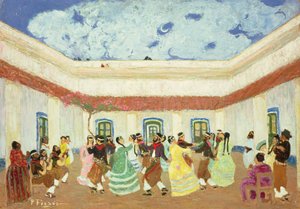 パティオ（船内のオイル） 作： Pedro Figari