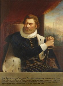 フランシスコ・デ・ビジャグラの肖像、1873年 作： Pedro León Carmona
