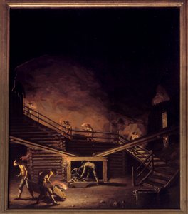 18世紀のスウェーデンのファルン銅山 ペル・ヒレストロム（1732-1816）による絵画 18世紀 ストックホルム国立博物館