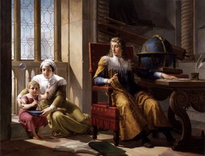 ニュートンの光の屈折の発見、1827年。