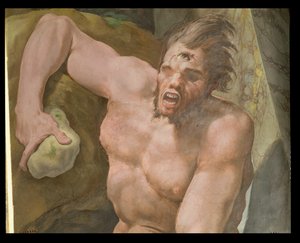 オデッセイ、ポリテムスの詳細、1554-56 作： Pellegrino Tibaldi