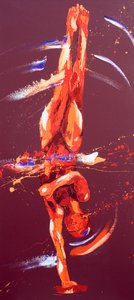 第六体操選手、2011年（油彩・キャンバス 作： Penny Warden