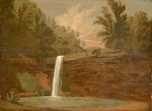 Gwladys Scud、Vale of Neath、c1819。 作： Penry Williams