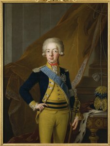 Gustave IV Adolphe de Suede - Krafft, Per, the Elder（1724-1793）によるスウェーデンのグスタフ4世アドルフ（1778-1837）の肖像。油彩・キャンバス