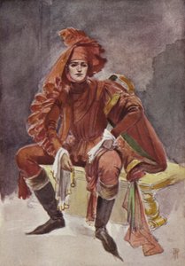 14世紀のドイツ人学生 作： Percy Anderson