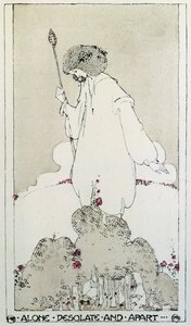 ジョン・キーツの死を悼む詩「アドナイ」の挿絵 作： Percy Bysshe Shelley