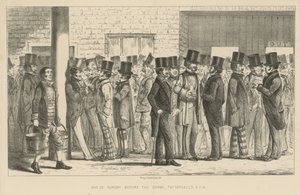 ダービーの前の日曜日 作： Percy Cruikshank