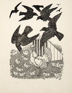 動物の百話、パブからの計算カラス。 1924