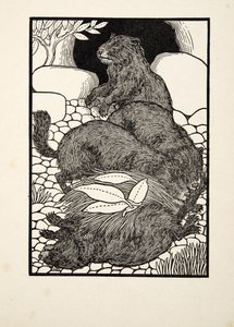 動物の百の逸話、パブからの労働の部門。 1924 作： Percy J. Billingshurst