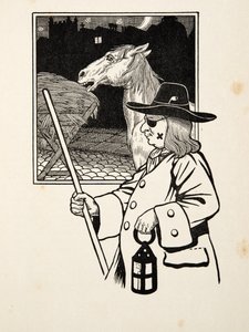 動物の百話、パブからの採餌。 1924 作： Percy J. Billingshurst