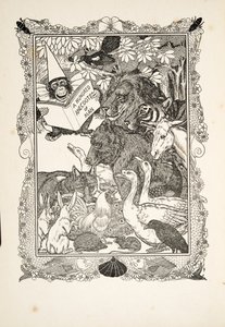 動物の百話からのFrontispiece、パブ。 1924