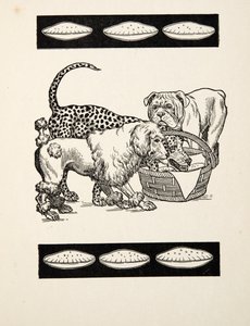 Of Two Evils Choosing the Least, from A Hundred Anecdotes of Animals, pub.1924年（彫刻 作： Percy J. Billingshurst