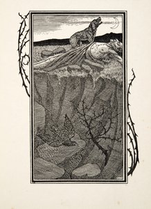 サビヌスと彼の犬、百匹の逸話、動物、パブ。 1924 作： Percy J. Billingshurst