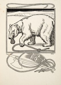 動物の百の逸話、パブからの賢いブルイン。 1924 作： Percy J. Billingshurst