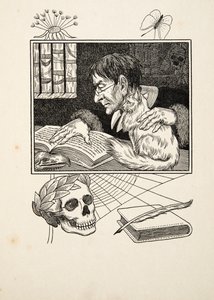 動物の百話、パブからソンニーニと彼の猫。 1924 作： Percy J. Billingshurst