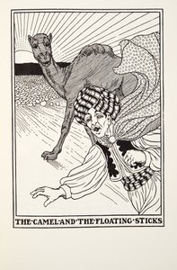 フォンテーヌ寓話、パブからのラクダとフローティングスティック。 1905 作： Percy J. Billingshurst