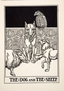 犬と羊、イソップの百話、pub.1903