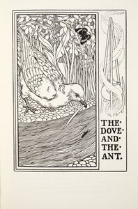 ダブとアリ、フォンテーヌ寓話、パブ。 1905