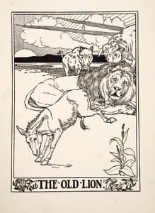 オールドライオン、イソップの百寓話、pub.1903から