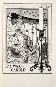 フォンテーヌ寓話、パブからのワックスの蝋燭。 1905