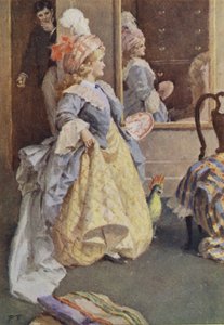 Louisa M AlcottによるLittle Womenのイラスト（カラーリソ） 作： Percy Tarrant