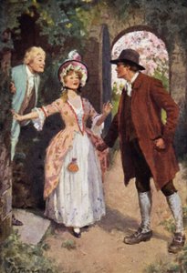 エミリー・ブロンテ作『嵐が丘』のイラスト (カラーリソ) 作： Percy Tarrant