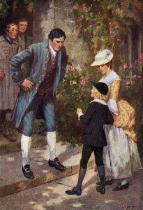エミリー・ブロンテ作『嵐が丘』のイラスト (カラーリソ) 作： Percy Tarrant
