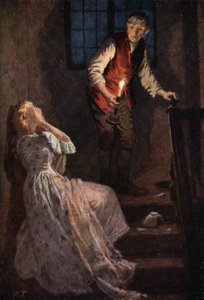 Illustration for Wuthering Heights by Emily Bronte (colour litho)   1412735   ja       japanese Successfully Translated  Original: A Pig; Breton Peasant Kneeling [verso] Translat: A Pig; Breton Peasant Kneeling [verso] 1225475 ja japanese Successfully Tran