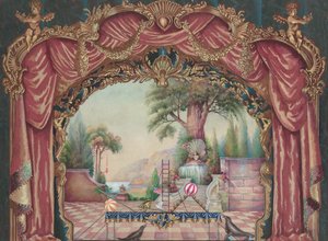 Vaudeville Stageの背景、c。 1938年。