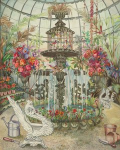 コンサバトリー噴水、c。 1938年。