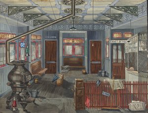 エル駅インテリア 作： Perkins Harnly
