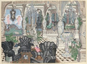 ホワイエのメンズクラブ、1880-1910 作： Perkins Harnly