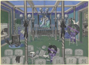 葬儀場、1895-1920 作： Perkins Harnly