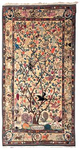 細かいキルマン絨毯、1898-99 作： Persian School