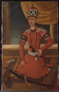 アガムハンマドカーンカジャール、1820年頃 作： Persian School
