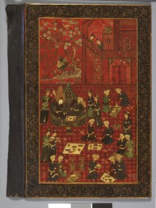 ユスフ（ヨセフ）と彼の兄弟による本の表紙の外観 作： Persian School