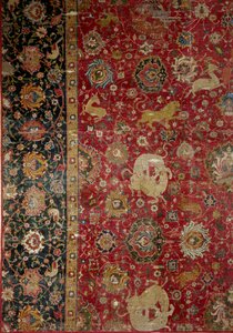 イランの工芸品ペルシャ絨毯、パリ、装飾品 作： Persian School