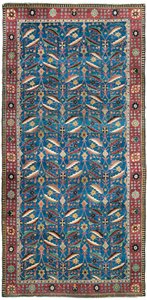 キルマンの「花瓶」カーペット、17世紀半ばの南東ペルシャ 作： Persian School