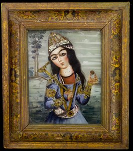 若い男の肖像、1828-9 作： Persian School