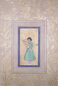 17世紀後半の若者の肖像 作： Persian School