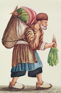 庭師（紙にトイレ） 作： Persian School