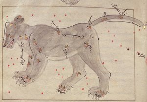 エルフセイン後の星の書からのグレートベア 作： Persian School